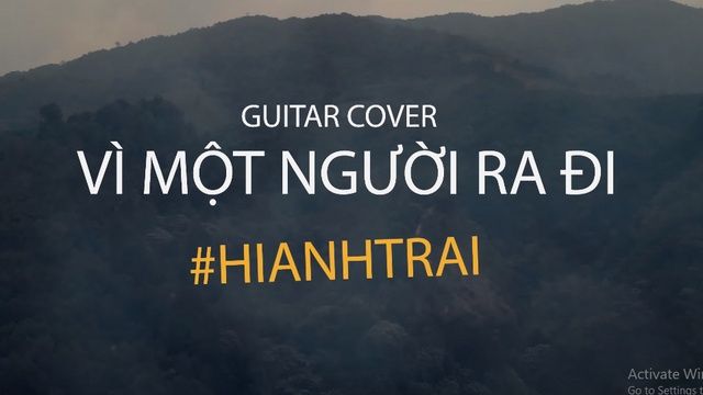 Vi Một Người Ra đi Acoustic Cover Bin Hianhtrai Nhaccuatui