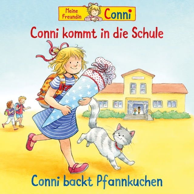 Freundin Schulmaedchen Cartoon Kuessen